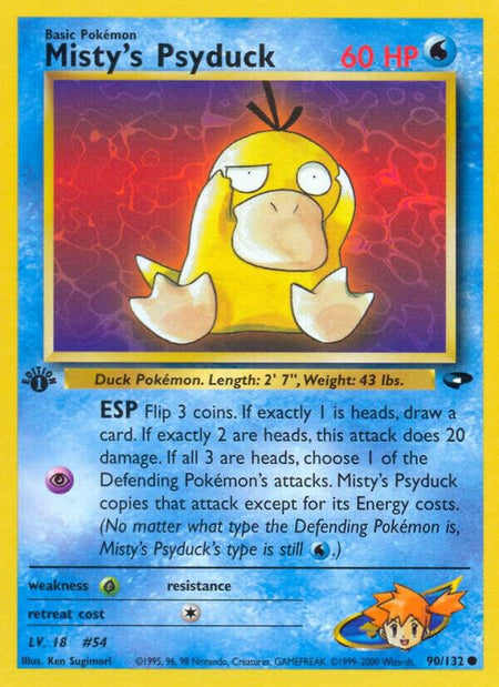 Misty's Psyduck (090/132) (G2) (1st Edition)
