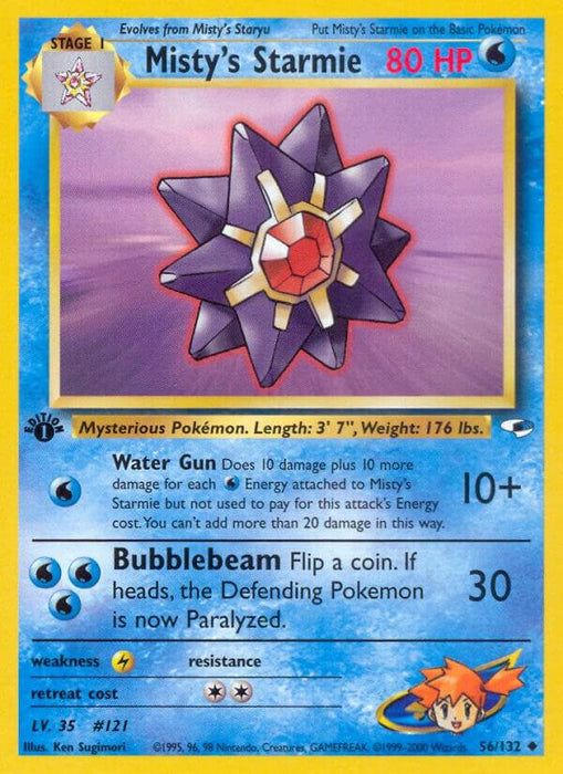 Misty's Starmie (056/132) (G1) (Unlimited)