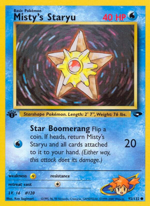 Misty's Staryu (092/132) (G2) (Unlimited)