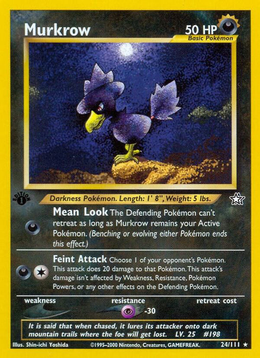 Murkrow (024/111) (N1) (1st Edition)