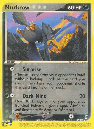 Murkrow (47/100) (SS) (Reverse Holofoil)