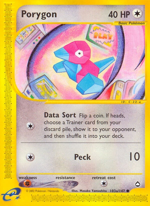 Porygon (103b) (103b/147) (AQ)