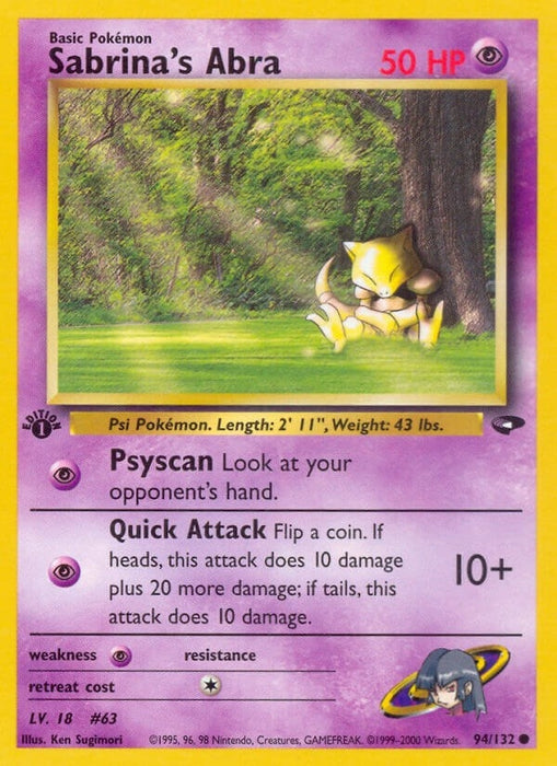 Sabrina's Abra (94) (094/132) (G2)
