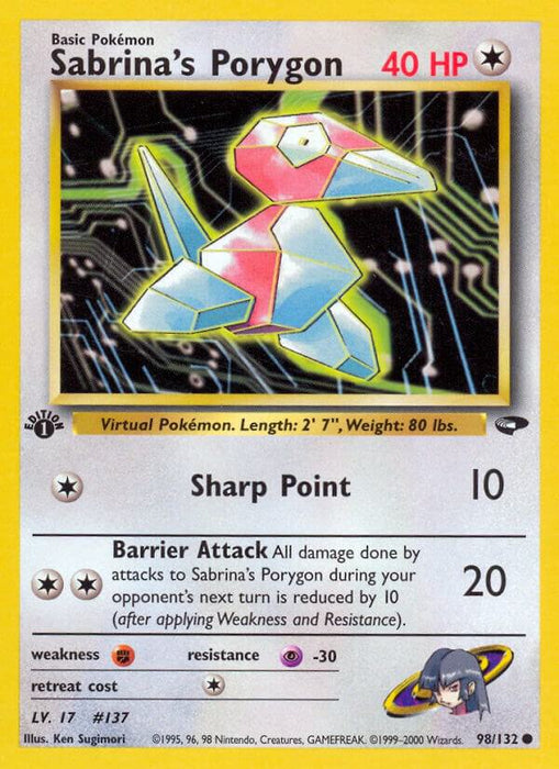 Sabrina's Porygon (098/132) (G2) (Unlimited)