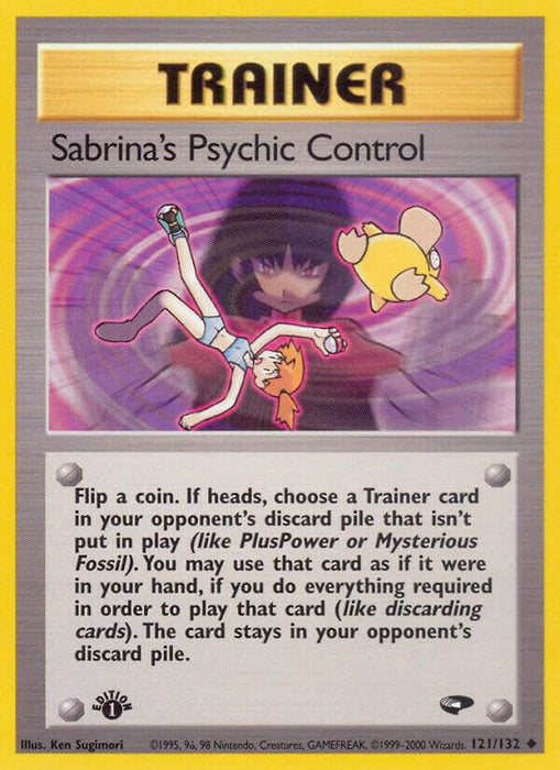 Sabrina's Psychic Control (121/132) (G2) (Unlimited)