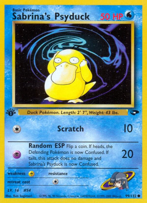 Sabrina's Psyduck (099/132) (G2) (Unlimited)