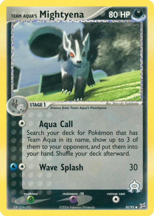 Team Aqua's Mightyena (30/95) (MA)