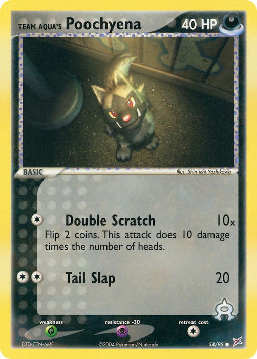 Team Aqua's Poochyena (54/95) (MA)