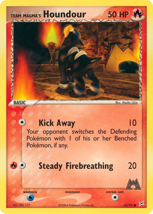 Team Magma's Houndour (63/95) (MA)