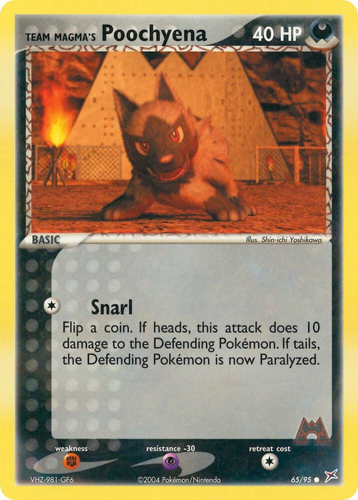 Team Magma's Poochyena (65/95) (MA)