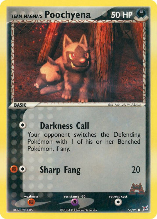 Team Magma's Poochyena (66/95) (MA)