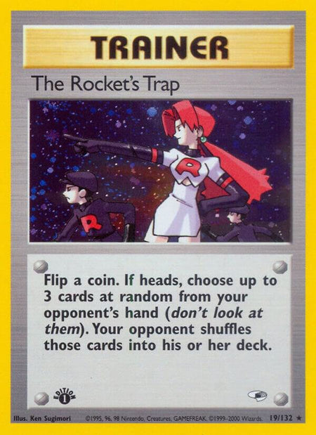 The Rocket's Trap (019/132) (G1) (Unlimited Holofoil)