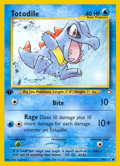 Totodile (080/111) (N1) (Unlimited)