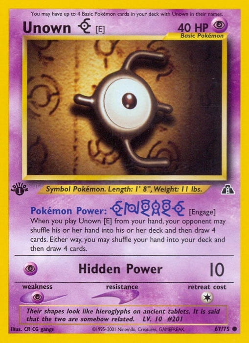 Unown [E] (67/75) (N2)