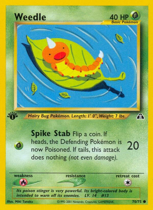 Weedle (70/75) (N2) (Unlimited)