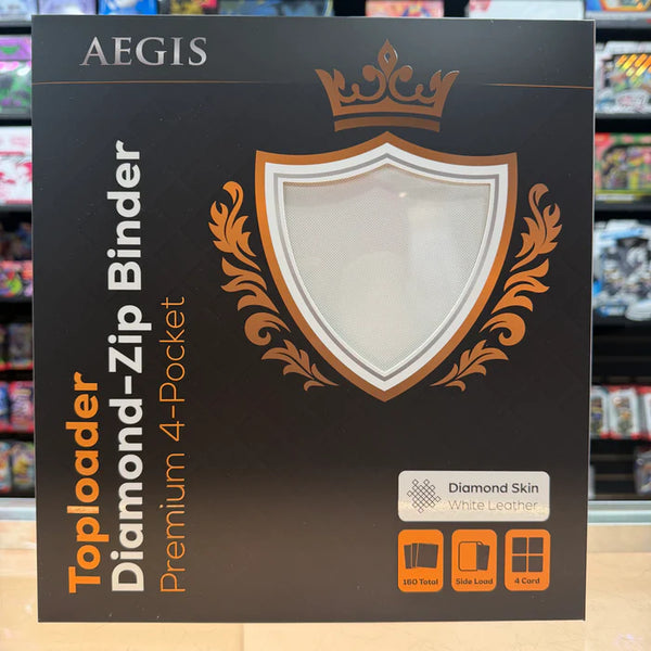 Aegis: 4-Pocket Diamond-Zip Toploader Binder