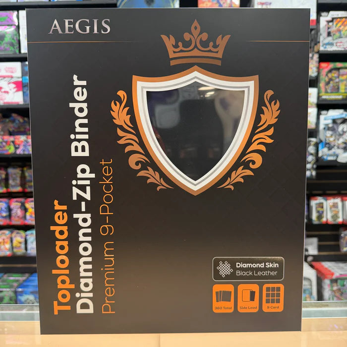 Aegis: 9-Pocket Diamond-Zip Toploader Binder