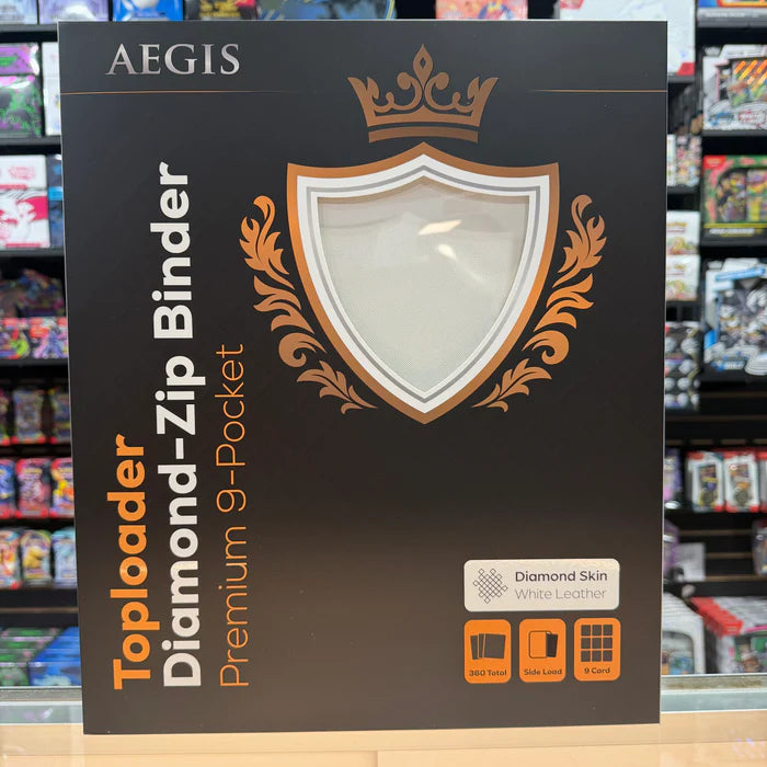 Aegis: 9-Pocket Diamond-Zip Toploader Binder