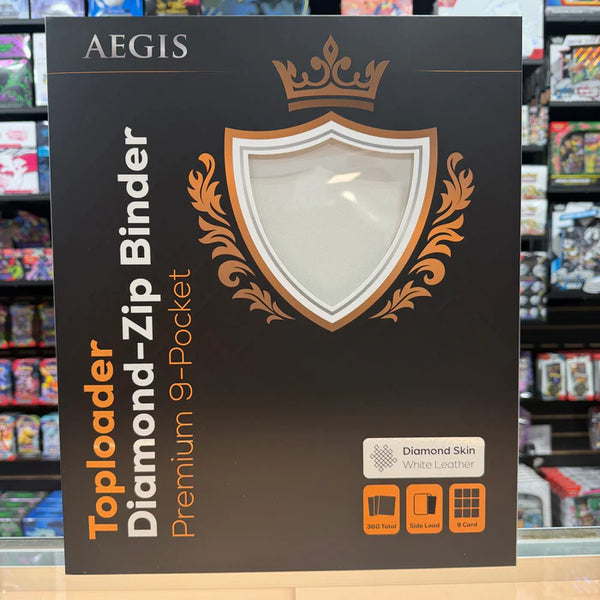 Aegis: 9-Pocket Diamond-Zip Toploader Binder