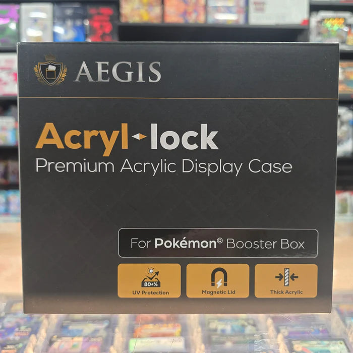 Aegis: Acryl-lock Booster Box Display (For Pokémon TCG)