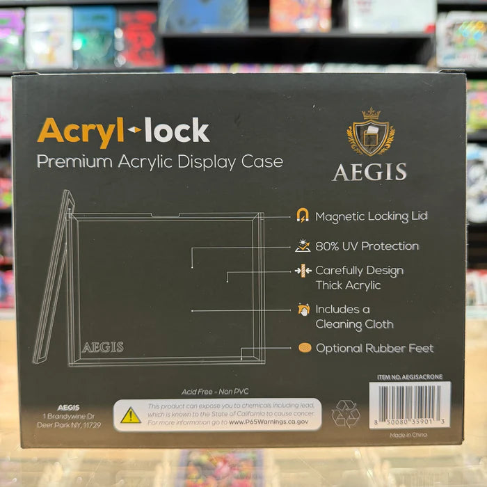 Aegis: Acryl-lock Booster Box Display (For One Piece TCG)