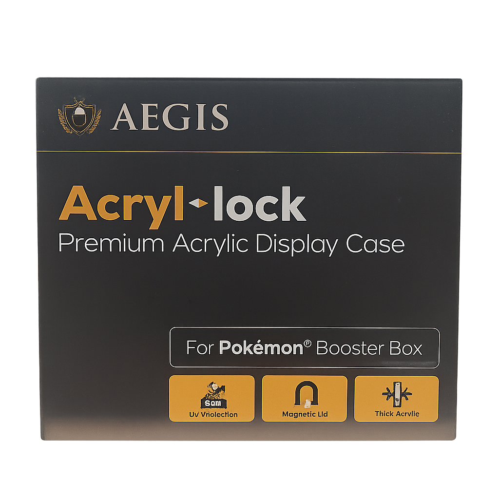 Aegis: Acryl-lock Booster Box Display (For Pokémon TCG)