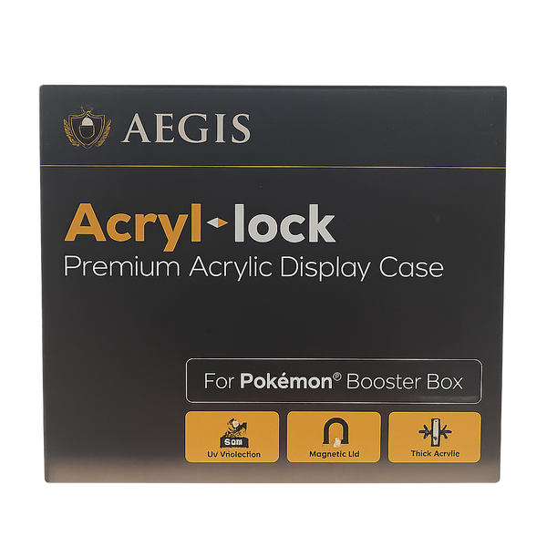 Aegis: Acryl-lock Booster Box Display (For Pokémon TCG)