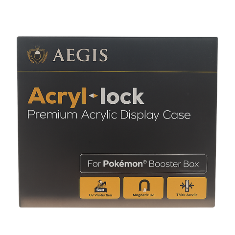 Aegis: Acryl-lock Booster Box Display (For Pokémon TCG)