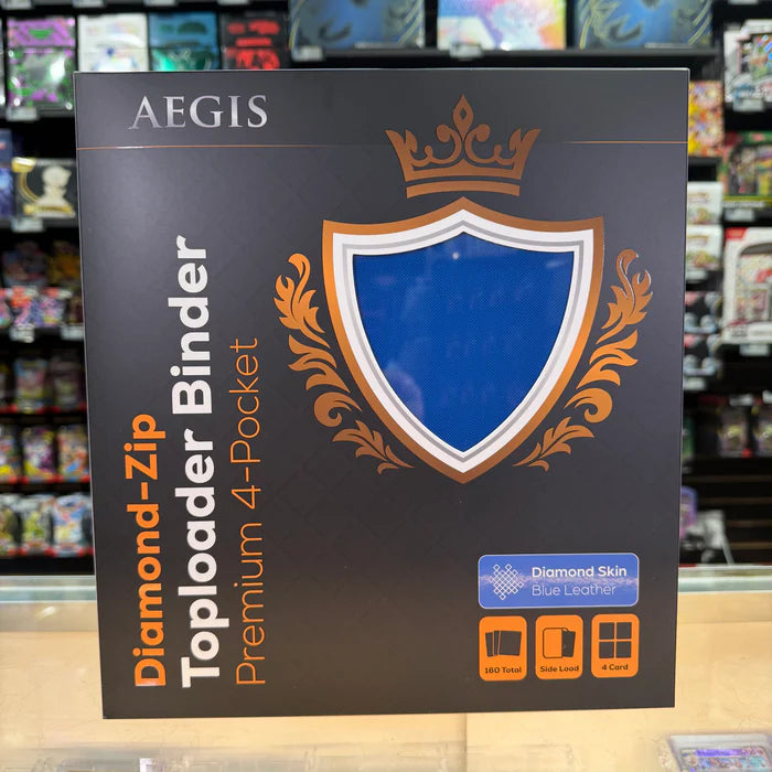 Aegis: 4-Pocket Diamond-Zip Toploader Binder