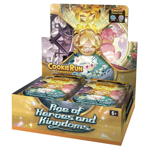 CookieRun TCG: Set 2: Age of Heroes and Kingdoms Booster Box (Pre-Order) (Ships 10/10/25)