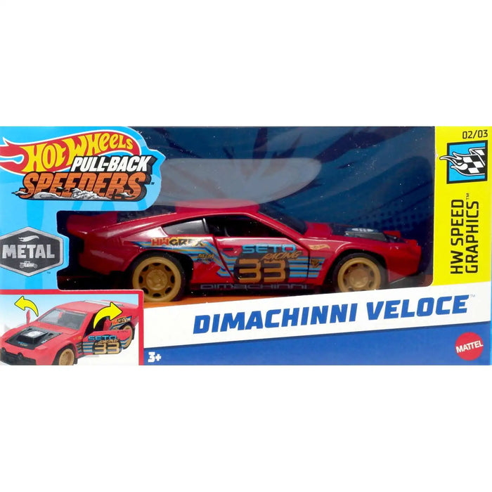 Hot Wheels: Pull-Back Speeders Dimachinni Veloce
