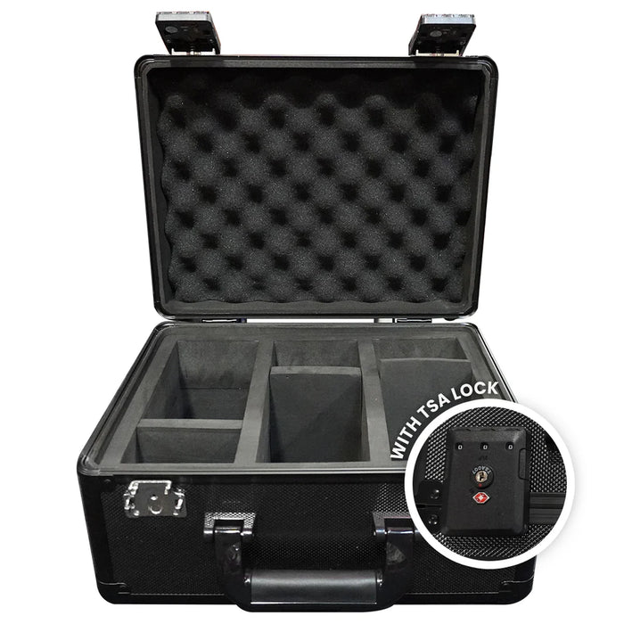 EVORETRO Aluminum Graded Card Storage Box, TSA Lock (3 Row)