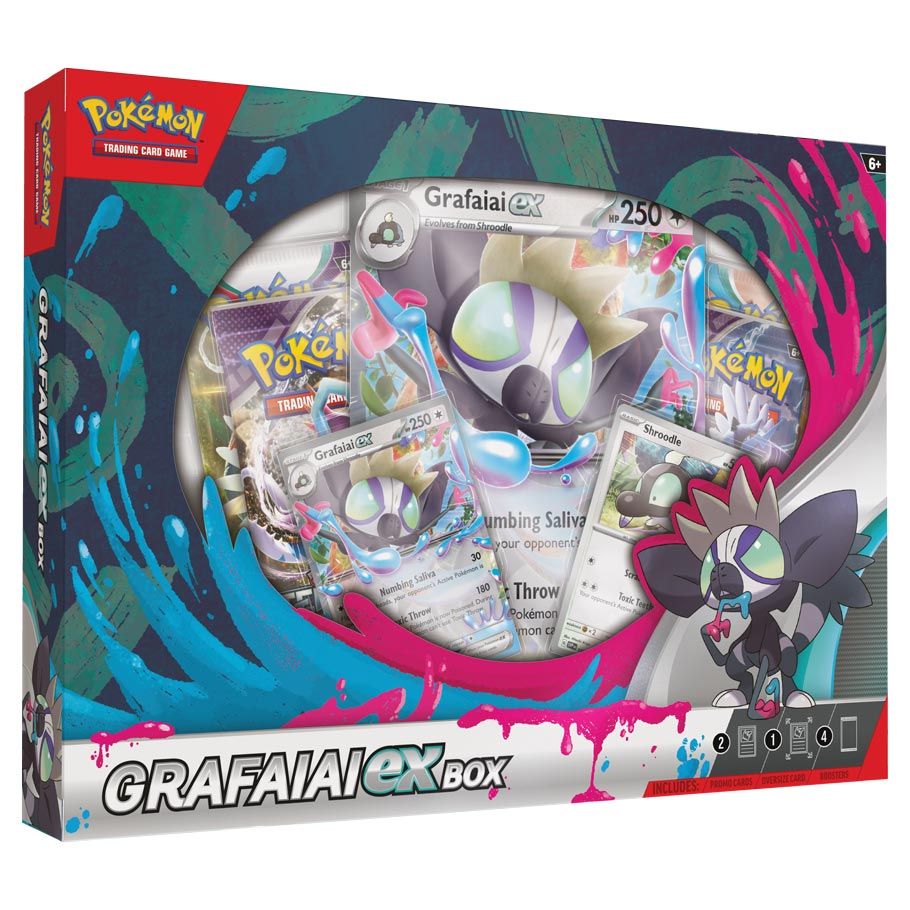 Grafaiai ex Box - All the best items from pokemon - Just $14.99! Shop now at Vivid Imagination Cards and Collectibles