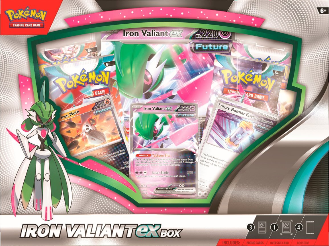 Roaring Moon or Iron Valiant ex Box - All the best items from pokemon - Just $15.99! Shop now at Vivid Imagination Cards and Collectibles