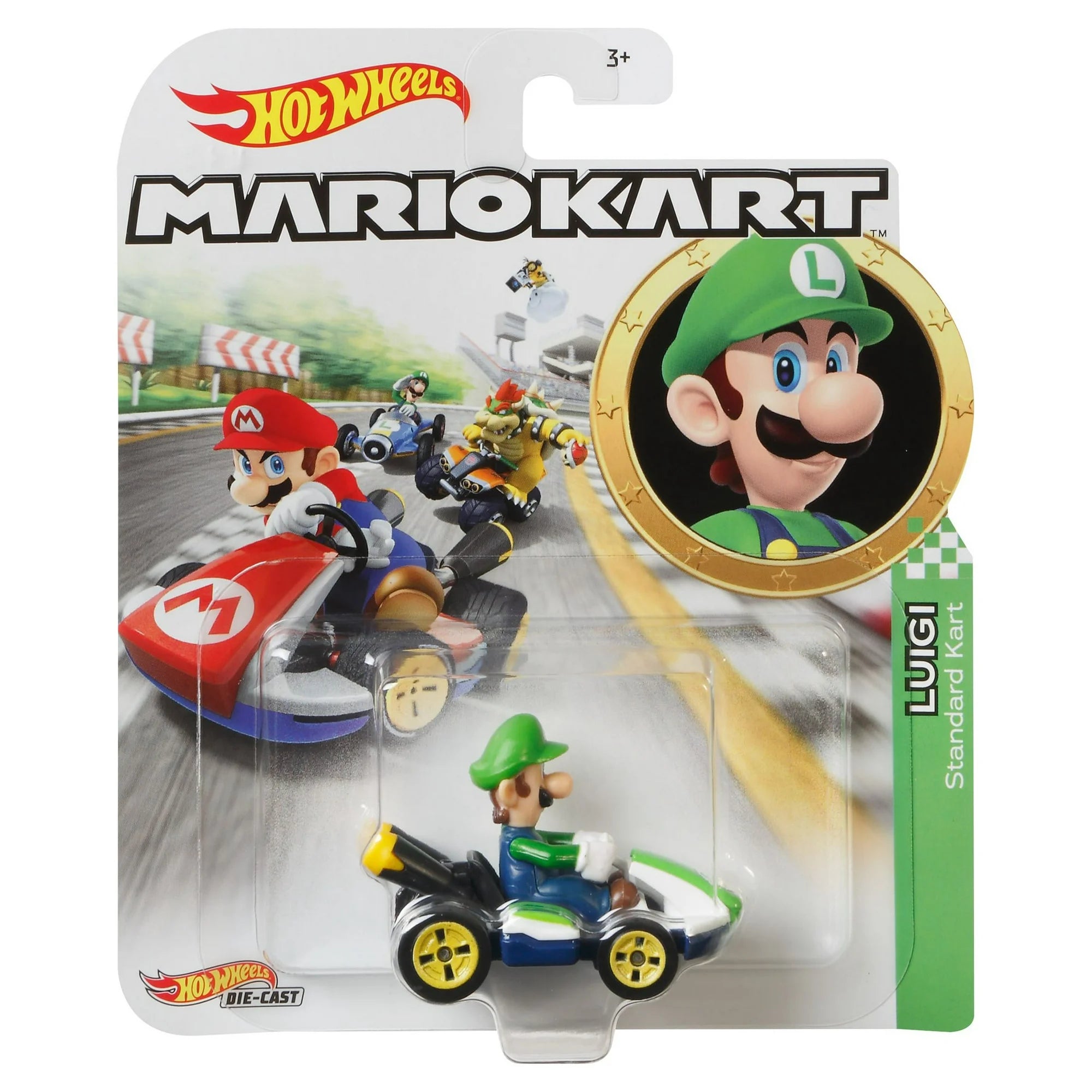 Hot Wheels: Luigi Standard Kart Vehicle - All the best items from mattel - Just $8.99! Shop now at Vivid Imagination Cards and Collectibles
