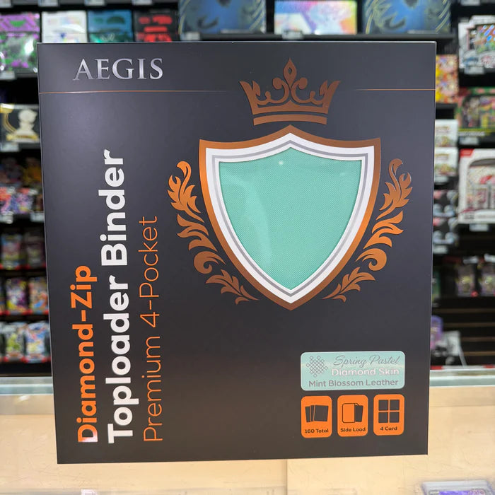 Aegis: 4-Pocket Diamond-Zip Toploader Binder