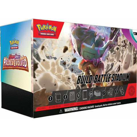 Paldea Evolved Build and Battle Stadium - All the best items from pokemon - Just $44.99! Shop now at Vivid Imagination Cards and Collectibles