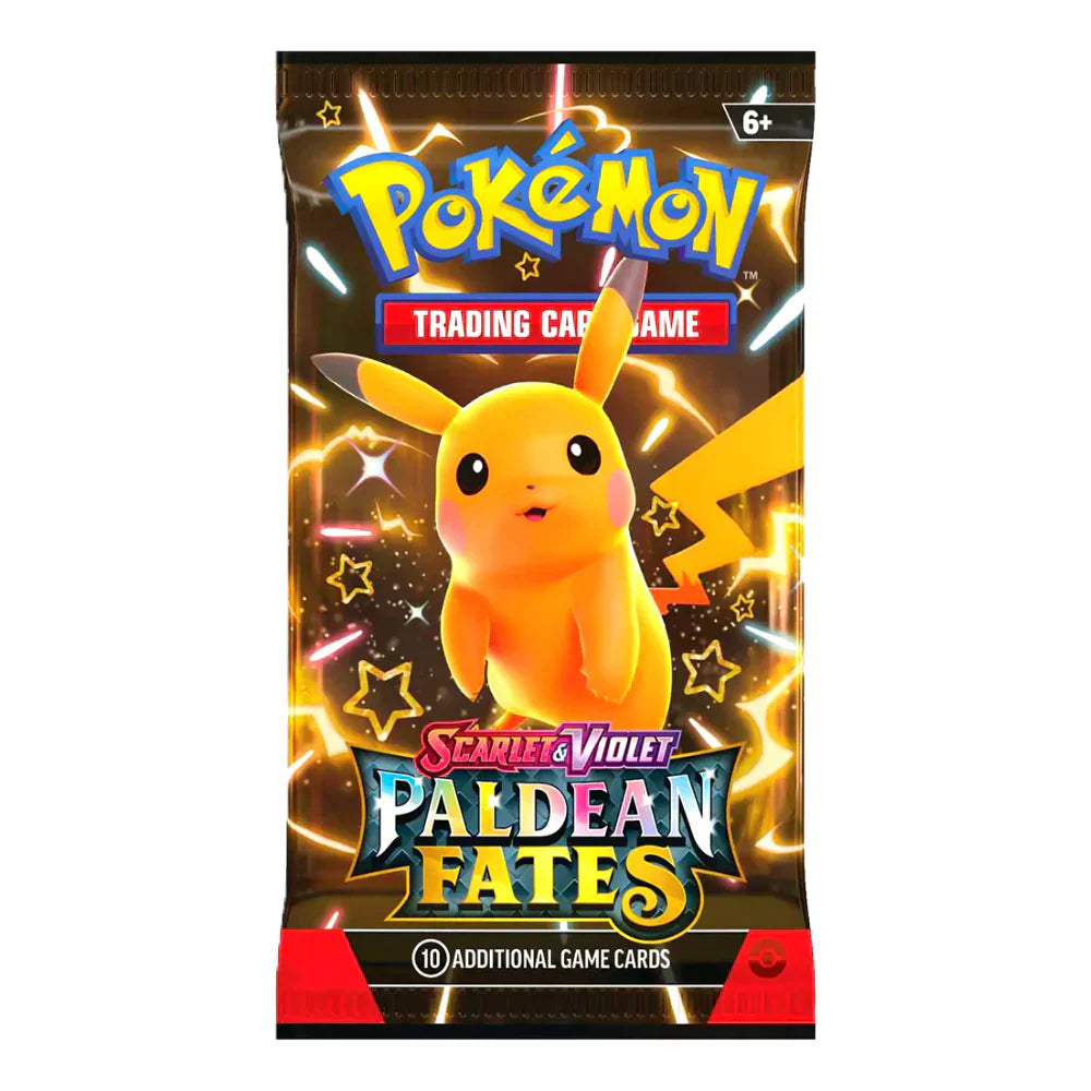 Paldean Fates booster pack - All the best items from pokemon - Just $4.39! Shop now at Vivid Imagination Cards and Collectibles