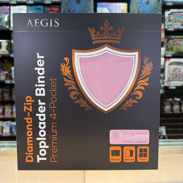 Aegis: 4-Pocket Diamond-Zip Toploader Binder