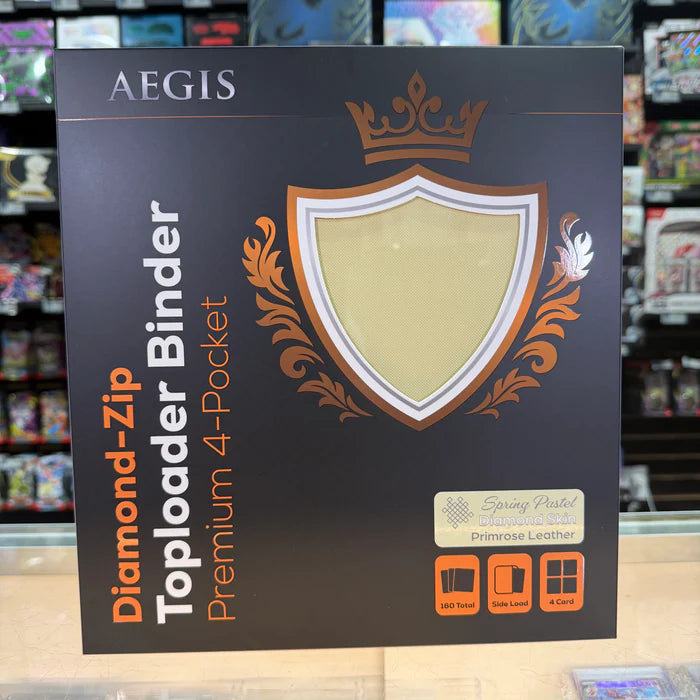Aegis: 4-Pocket Diamond-Zip Toploader Binder