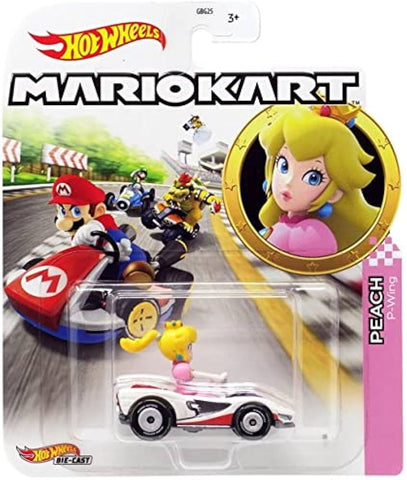 Hot Wheels: Mario Kart Princess Peach P-Wing - All the best items from mattel - Just $8.99! Shop now at Vivid Imagination Cards and Collectibles