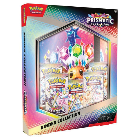 Prismatic Evolutions Binder Collection (Pre-Order Ships 1/17/25) - All the best items from pokemon - Just $49.99! Shop now at Vivid Imagination Cards and Collectibles