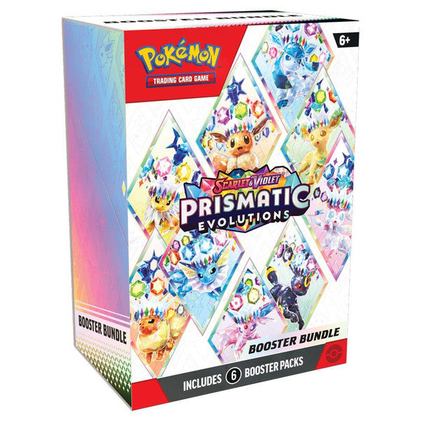 Prismatic Evolutions Booster Bundle (Limit 1) - All the best items from pokemon - Just $44.99! Shop now at Vivid Imagination Cards and Collectibles