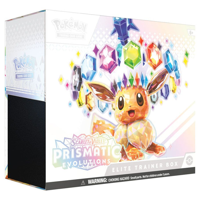 Prismatic Evolutions Elite Trainer Box (Limit 1) - All the best items from pokemon - Just $84.99! Shop now at Vivid Imagination Cards and Collectibles