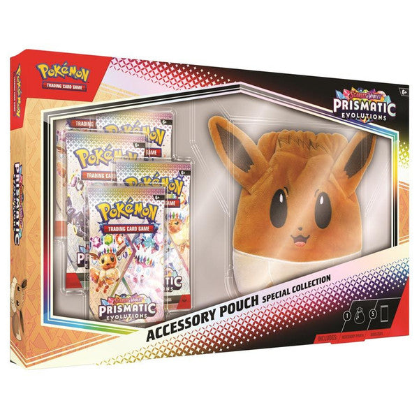 Prismatic Evolutions Accessory Pouch Special Collection (Limit 1) - All the best items from pokemon - Just $42.99! Shop now at Vivid Imagination Cards and Collectibles