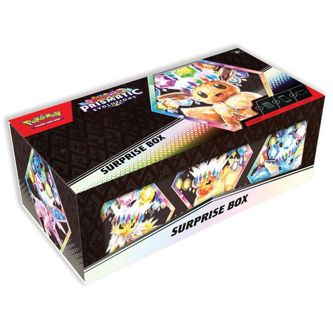 Prismatic Evolutions: Surprise Box (Limit 1) - All the best items from pokemon - Just $39.99! Shop now at Vivid Imagination Cards and Collectibles