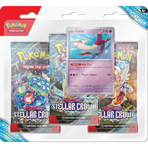 Stellar Crown 3 Pack Blister - All the best items from pokemon - Just $10.99! Shop now at Vivid Imagination Cards and Collectibles