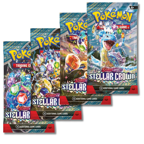 Stellar Crown Booster Pack - All the best items from pokemon - Just $3.99! Shop now at Vivid Imagination Cards and Collectibles