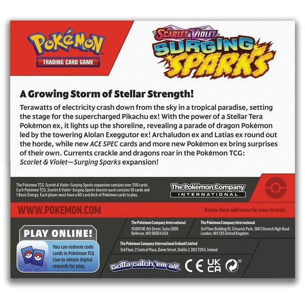 Surging Sparks Booster Box - All the best items from pokemon - Just $189.99! Shop now at Vivid Imagination Cards and Collectibles