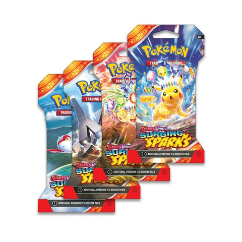 Surging Sparks Sleeved Booster Pack - All the best items from pokemon - Just $3.99! Shop now at Vivid Imagination Cards and Collectibles